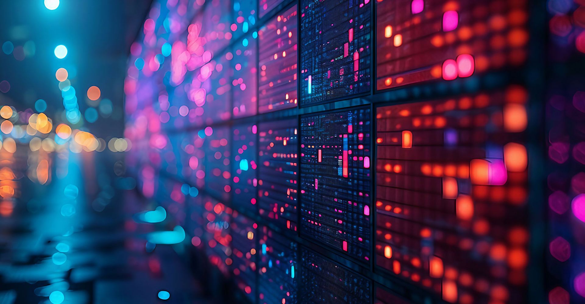 Data centre servers powering business systems
